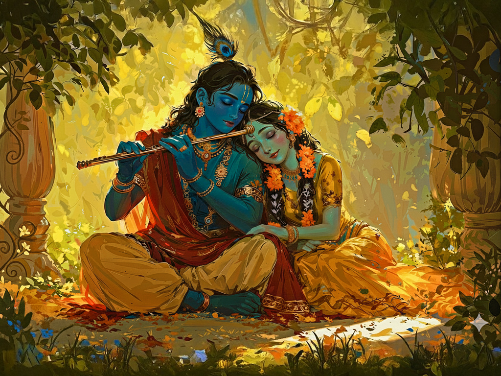 Divine Melody – Radha Krishna Eternal Love RK01