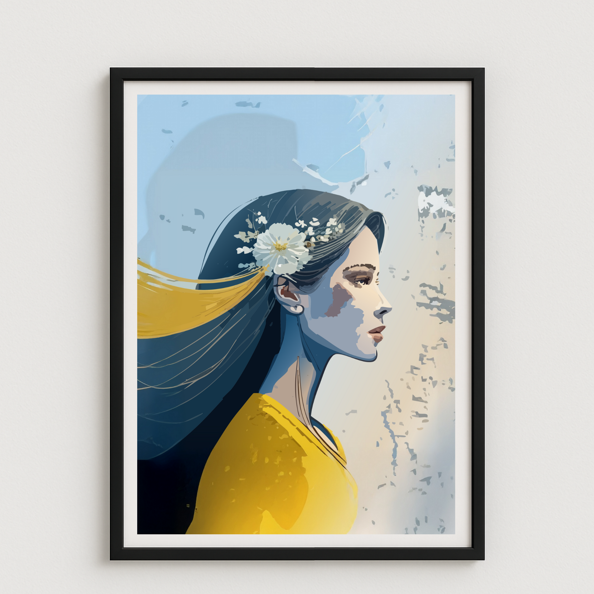 Golden Serenity BOHO Painting #BH05