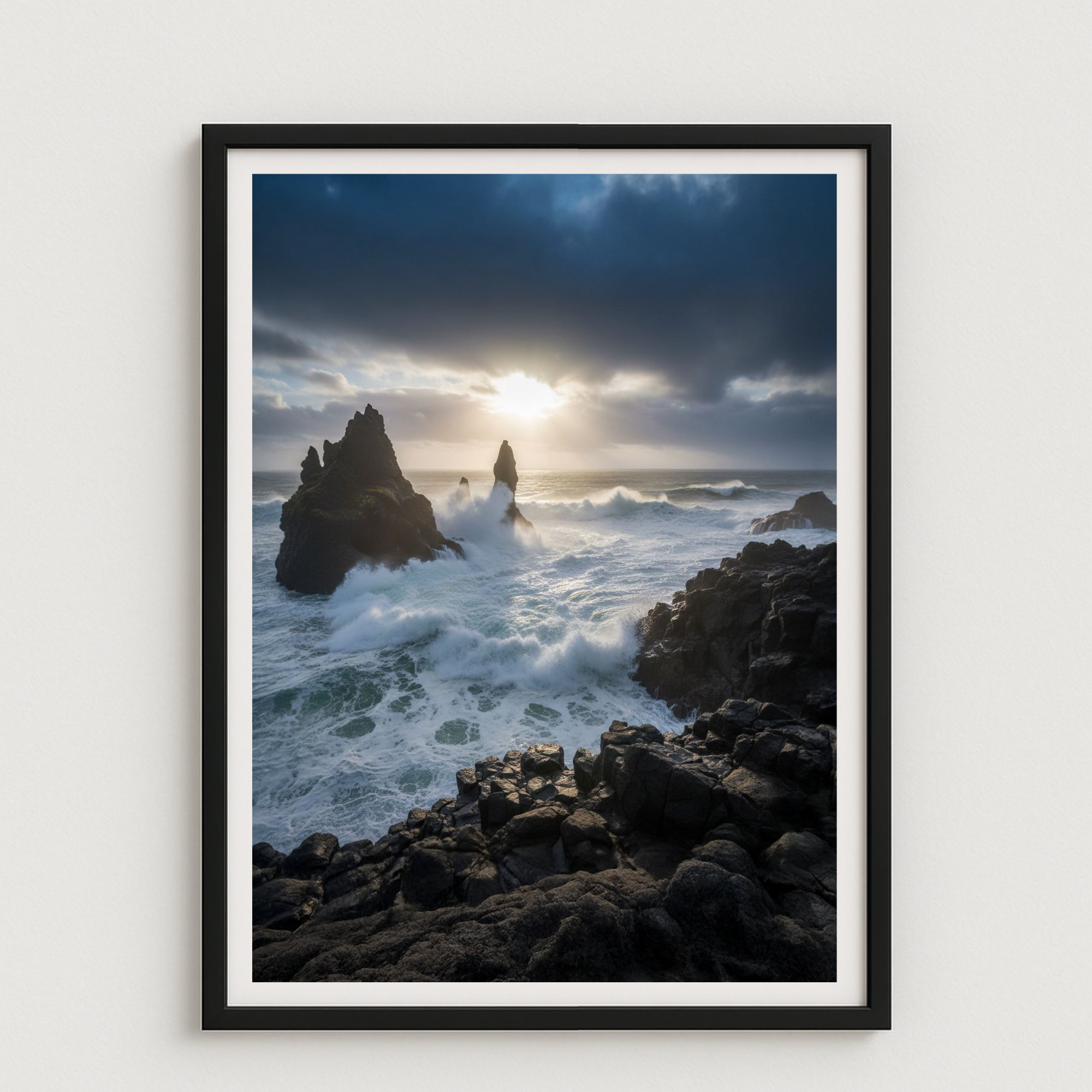 Waves of Power — Ocean Rock Landscape #ISP02