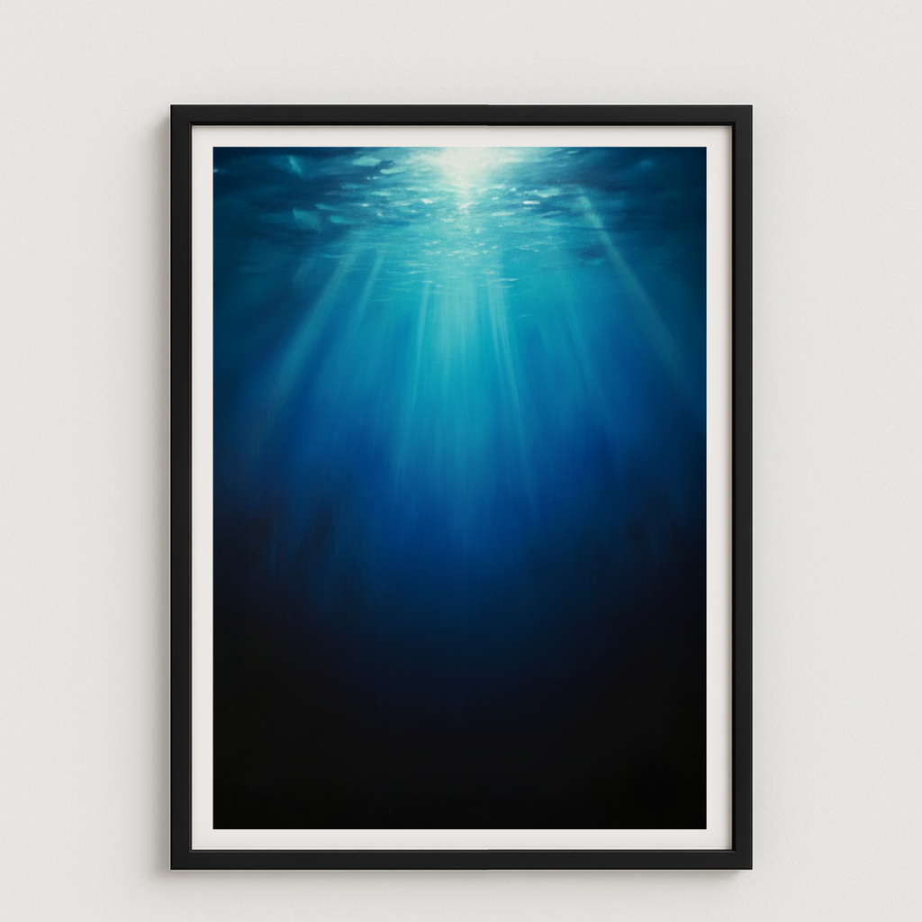 Ocean Light Abstract Painting #ABT04