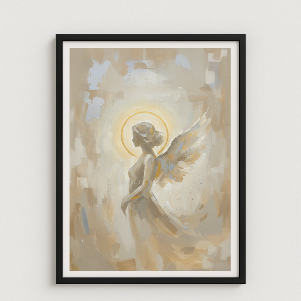 Serene Angel Abstract Painting #ABT03
