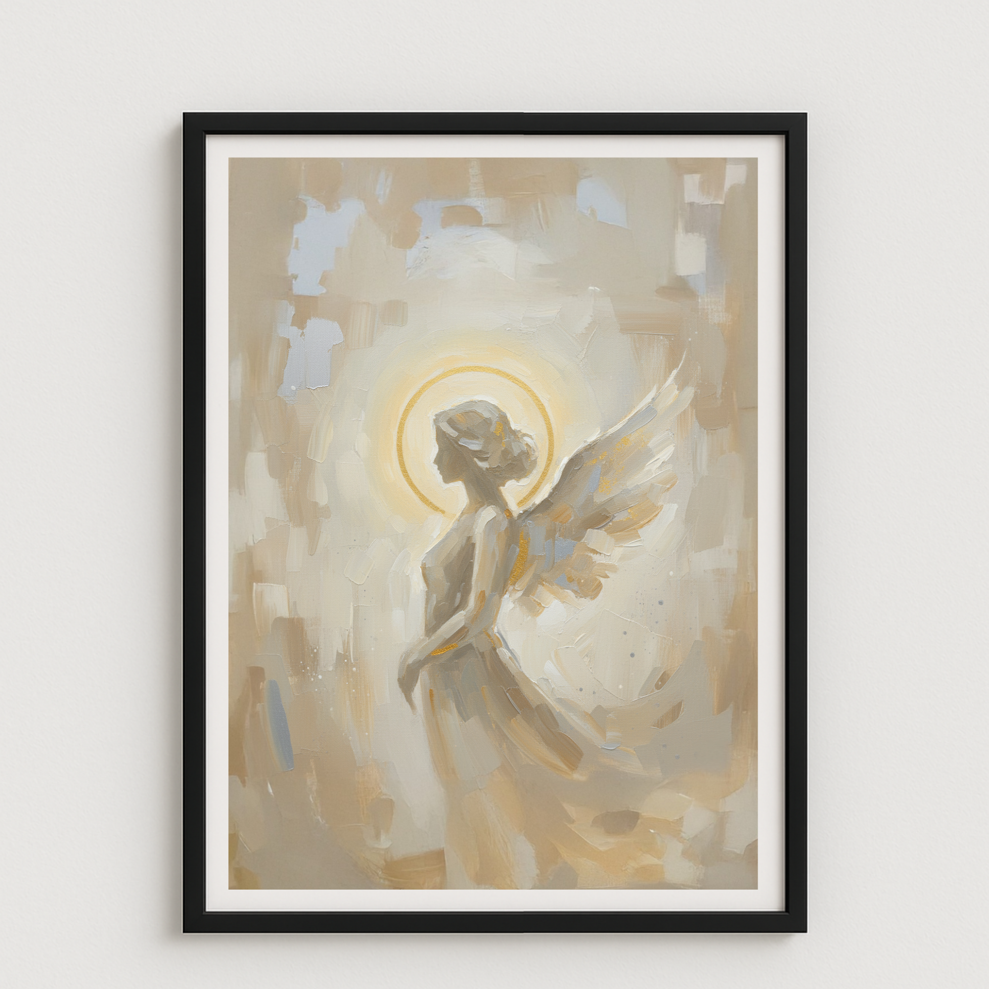 Serene Angel Abstract Painting #ABT03