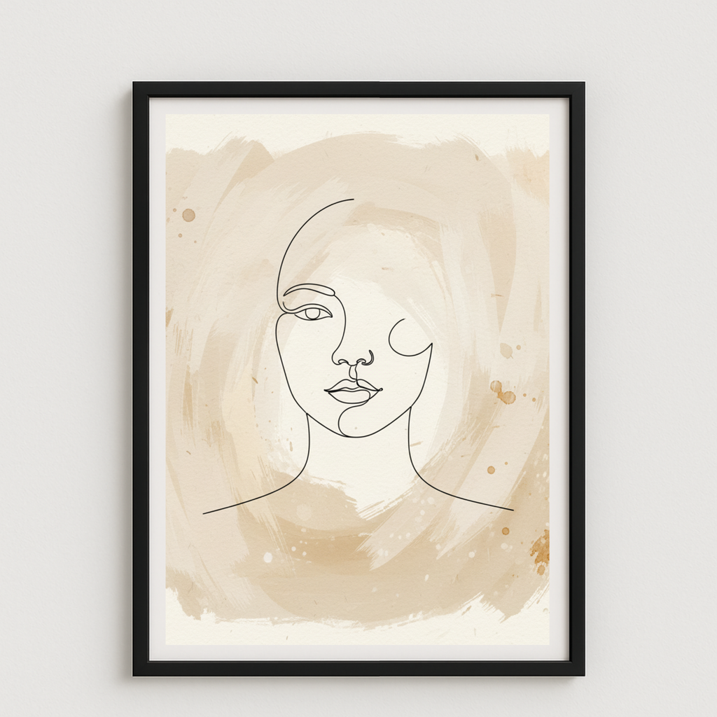 Minimal Line Art – The Calm Within BH10