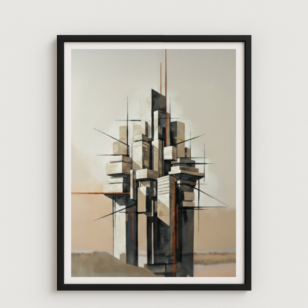 Cityscape Abstract Painting #ABT05