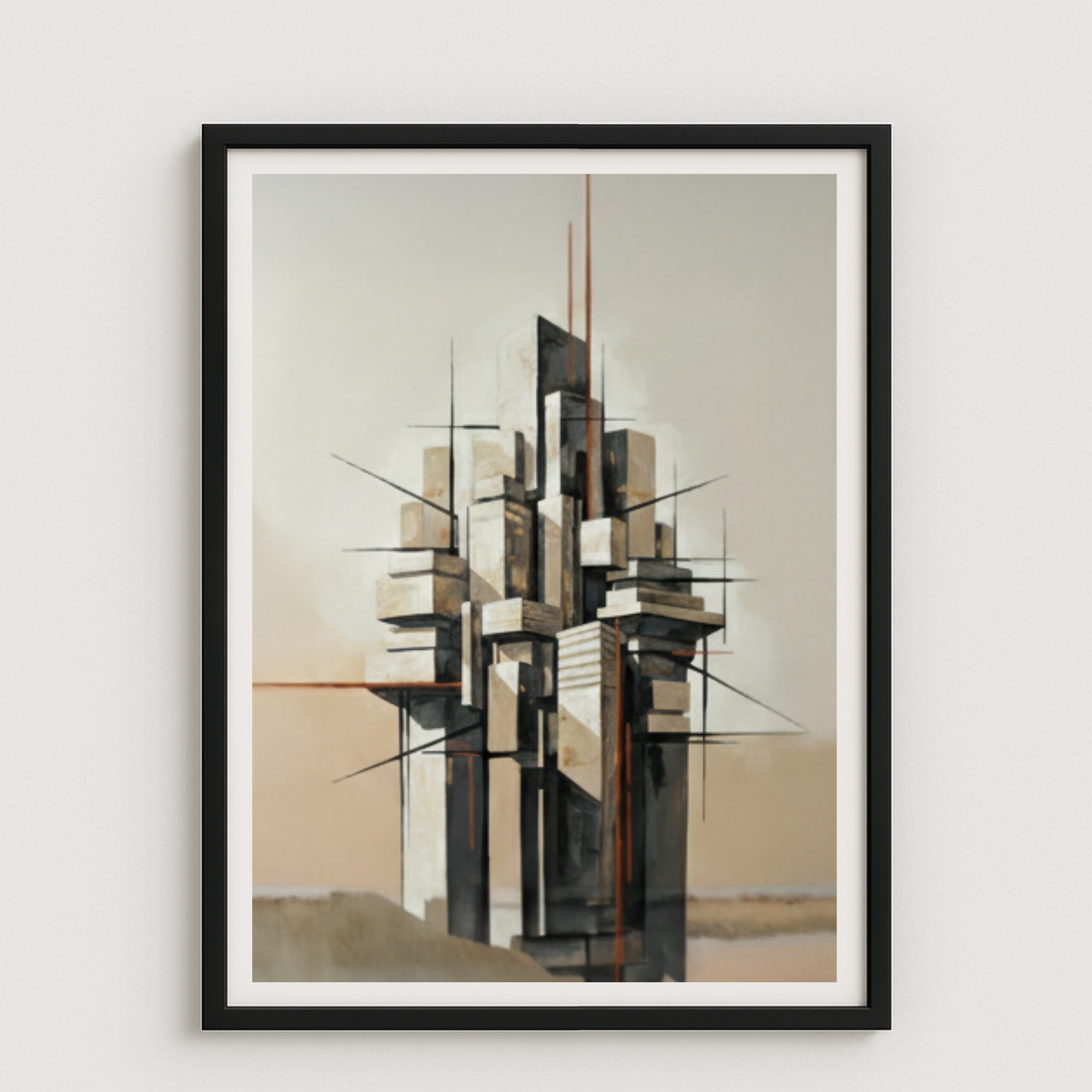 Cityscape Abstract Painting #ABT05