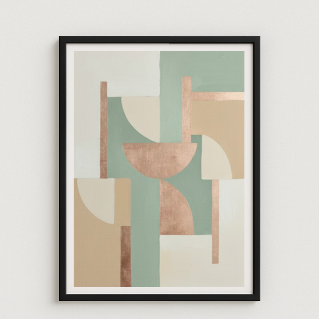 Modern Geometric Harmony – Abstract Minimal #ABT07