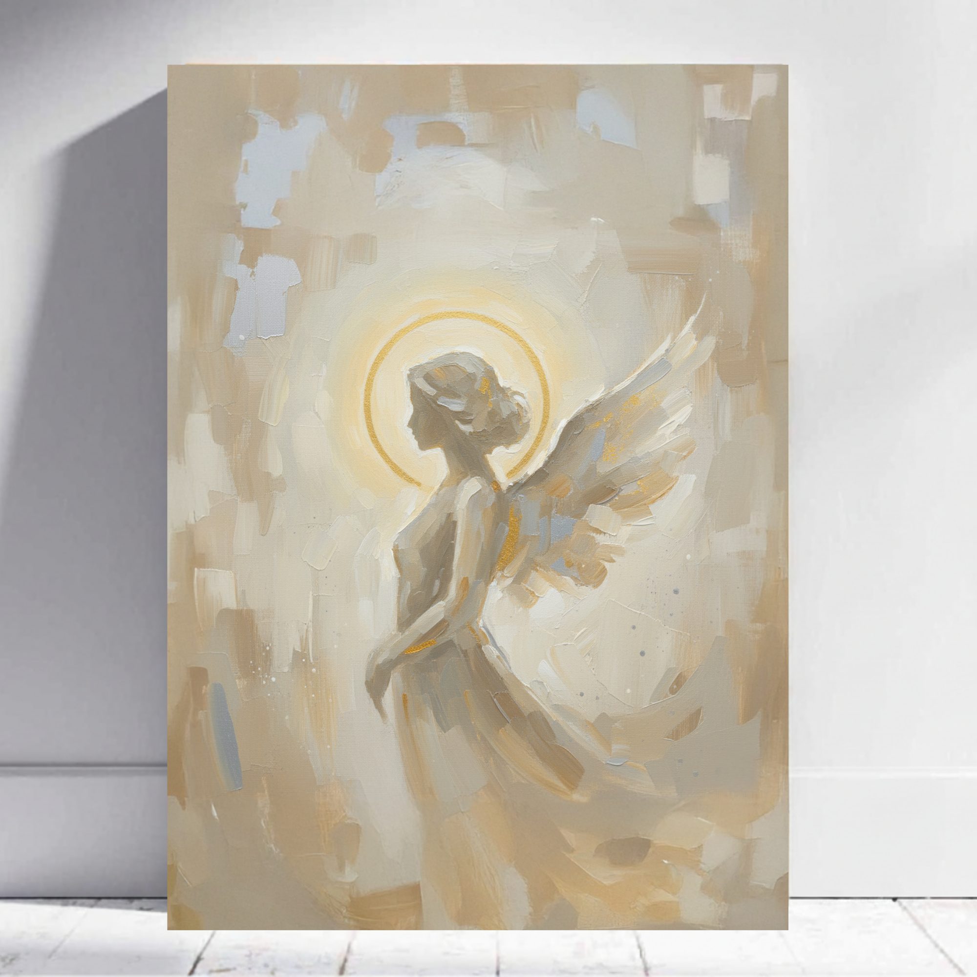 Serene Angel Abstract Painting #ABT03