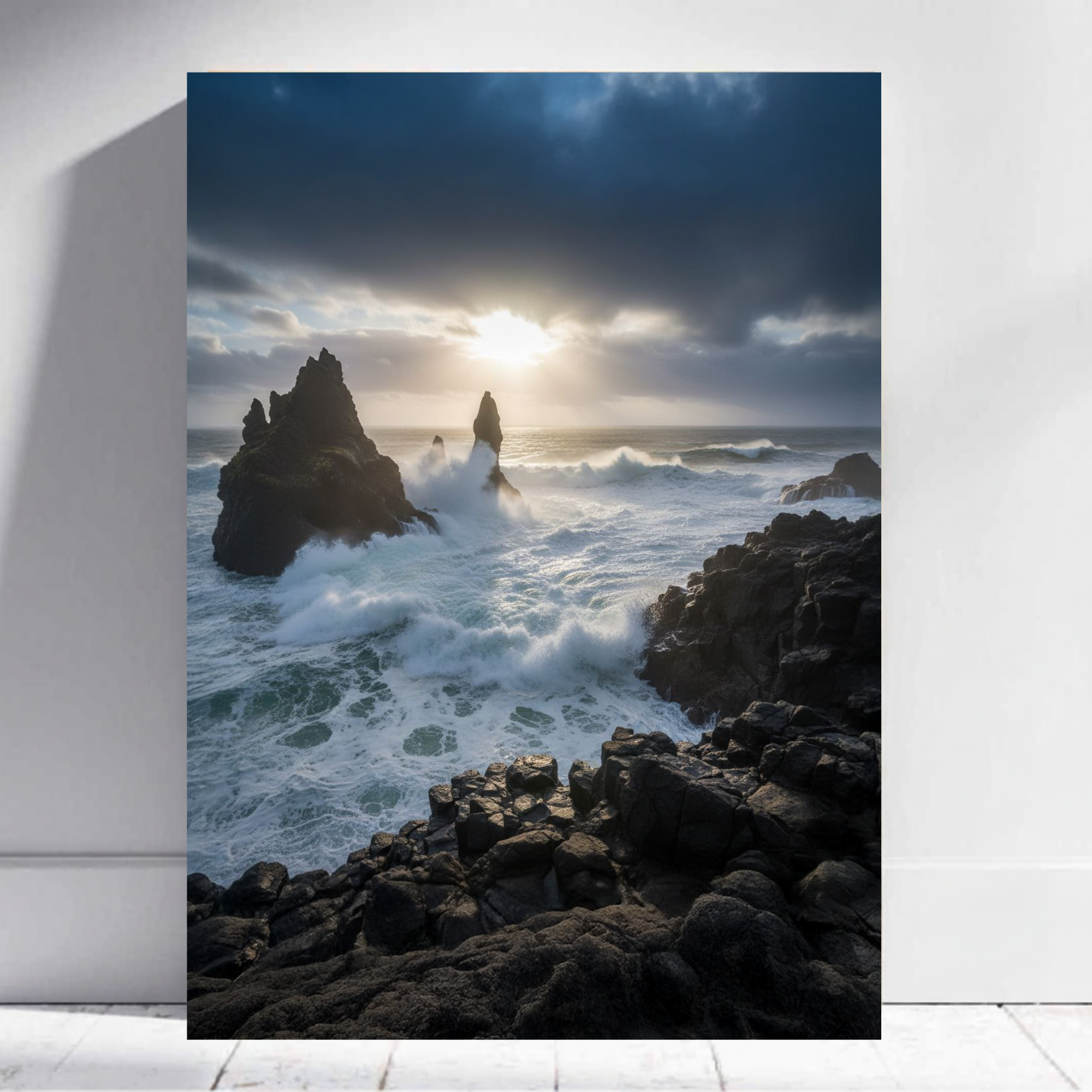 Waves of Power — Ocean Rock Landscape #ISP02