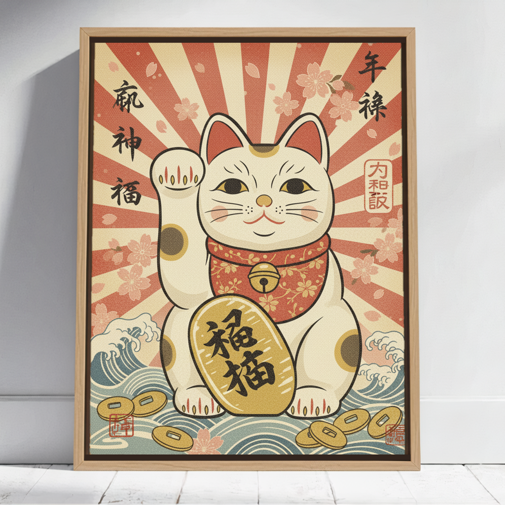 Maneki Neko (Japanese Lucky Cat) Cat02