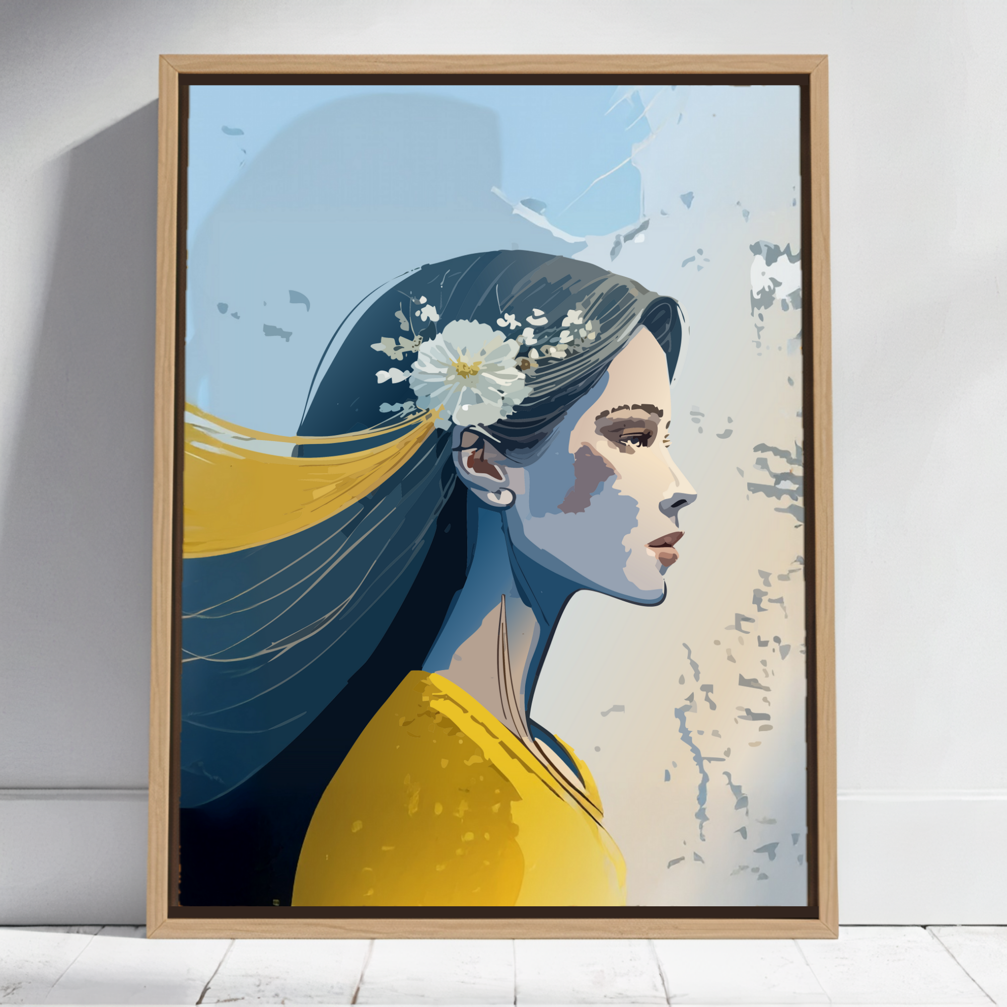 Golden Serenity BOHO Painting #BH05