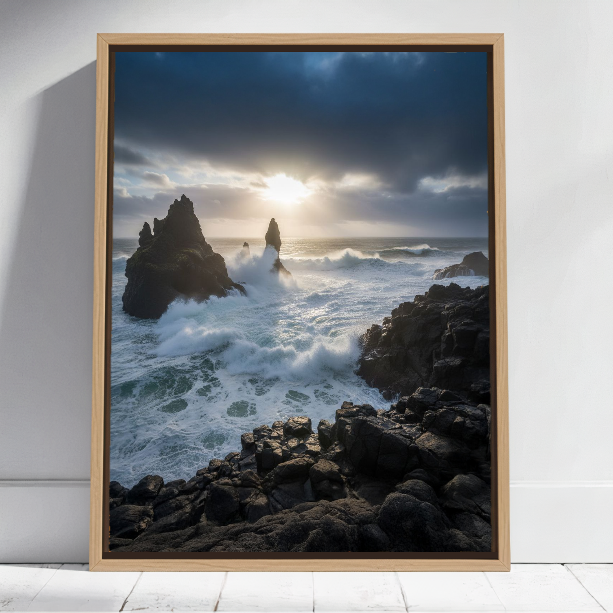 Waves of Power — Ocean Rock Landscape #ISP02