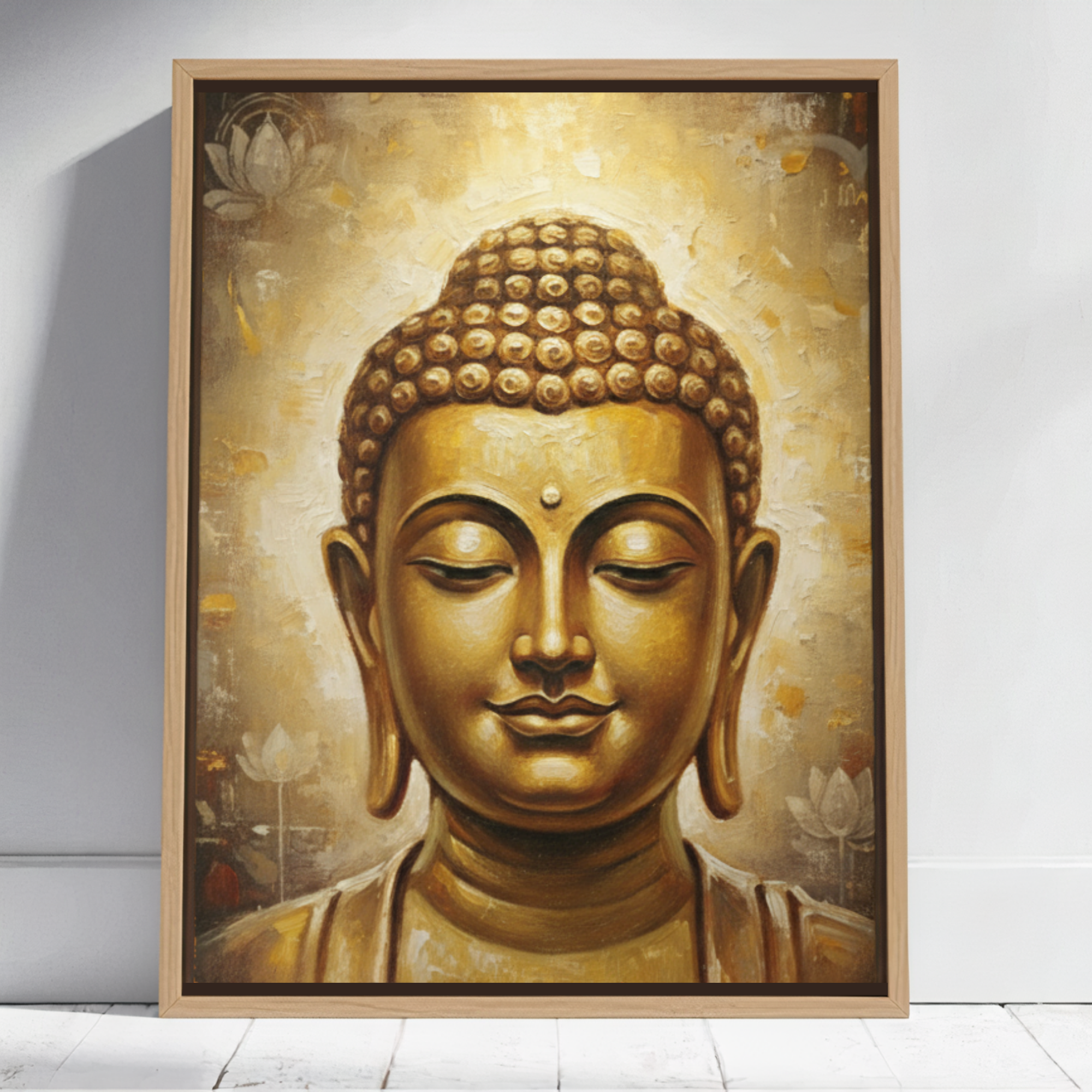 Golden Serenity Buddha  – Symbol of Peace & Enlightenment #LB01