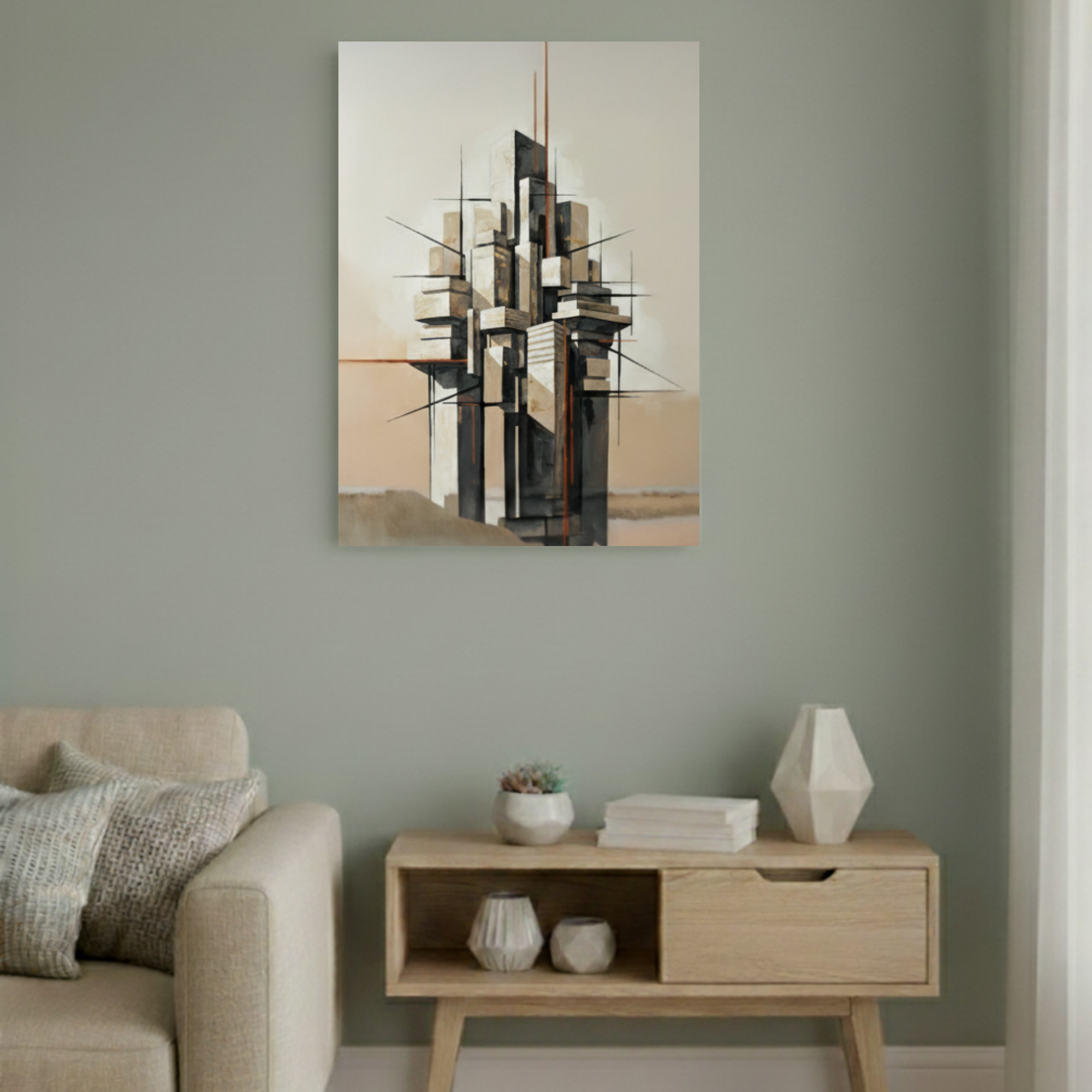 Cityscape Abstract Painting #ABT05