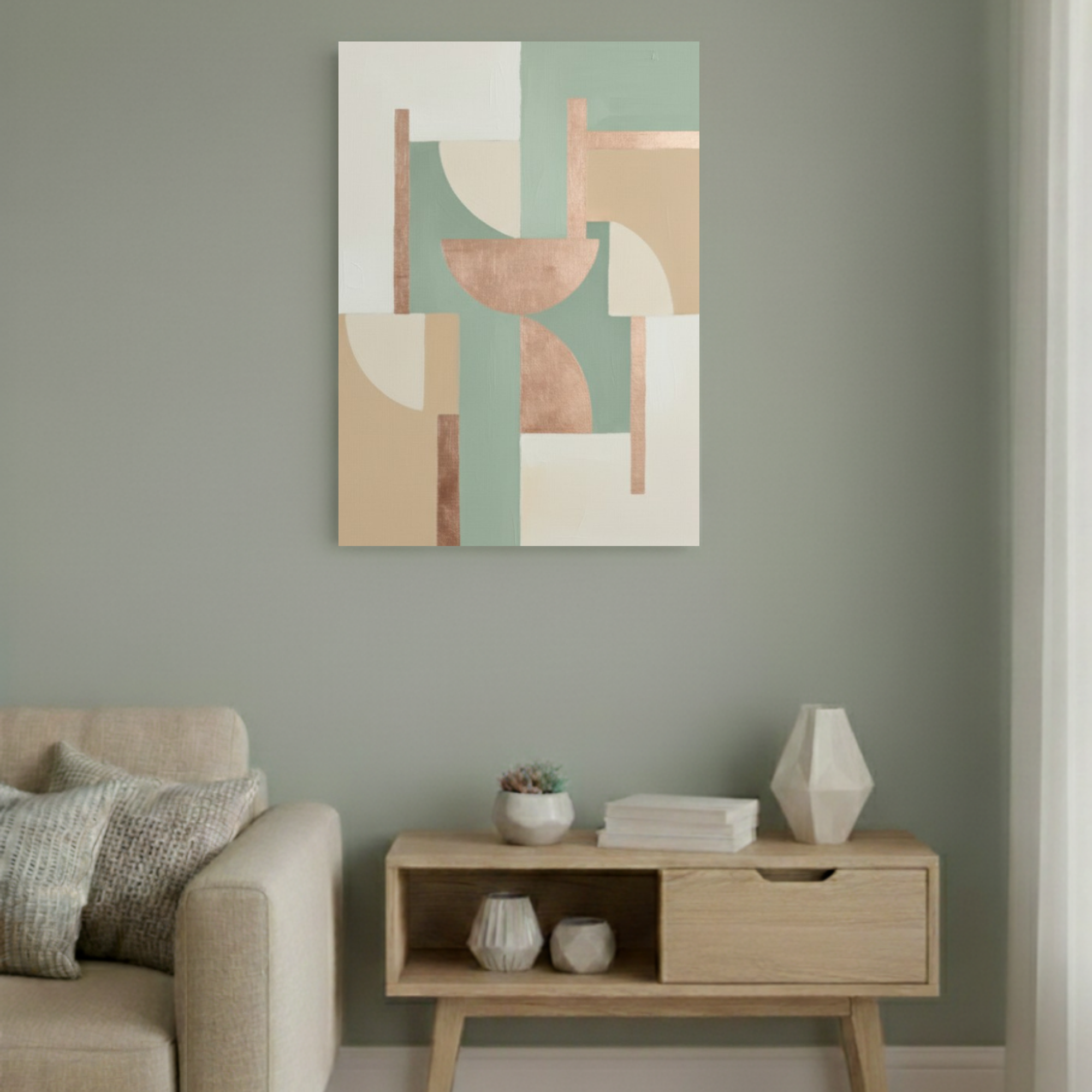 Modern Geometric Harmony – Abstract Minimal #ABT07