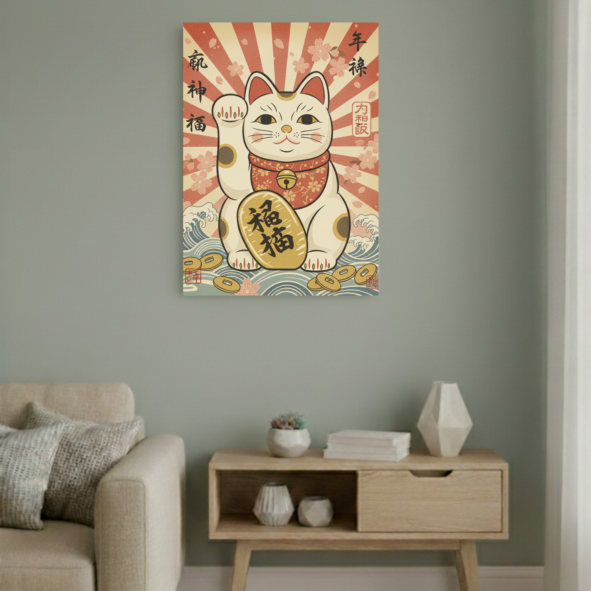 Maneki Neko (Japanese Lucky Cat) Cat02