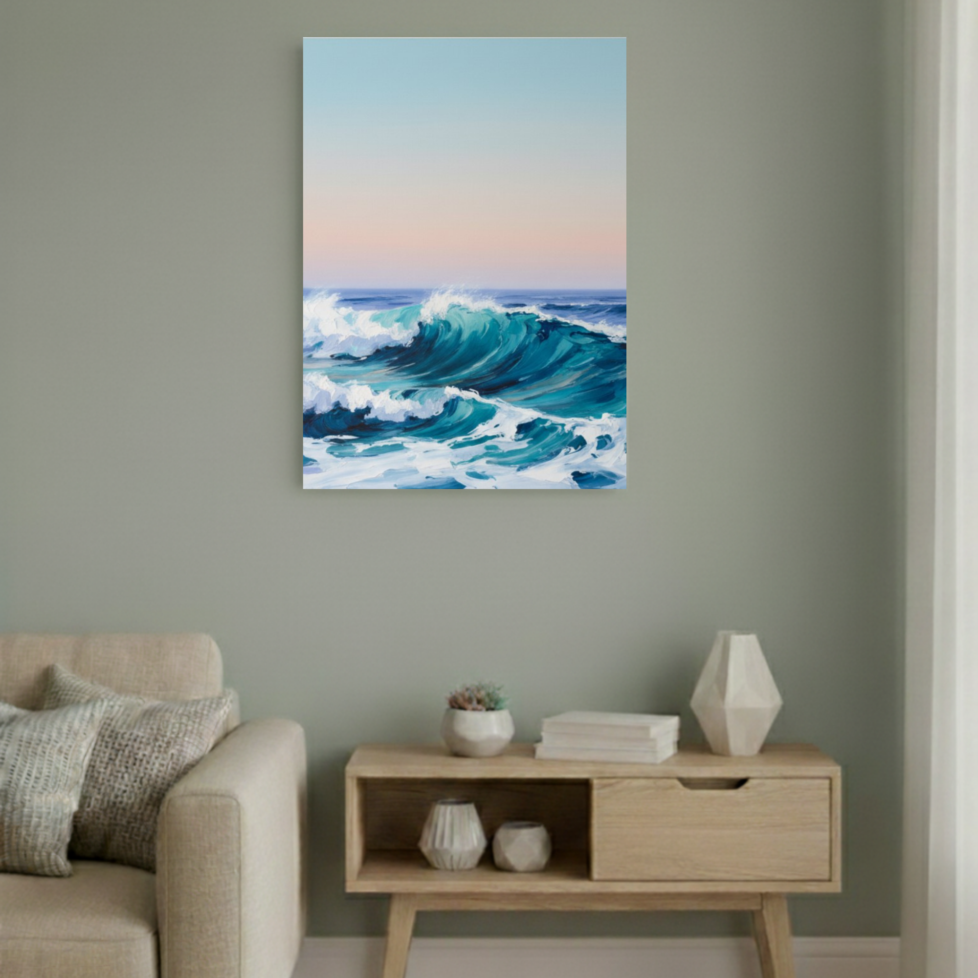 Ocean Serenity – Abstract Wave #ISP06