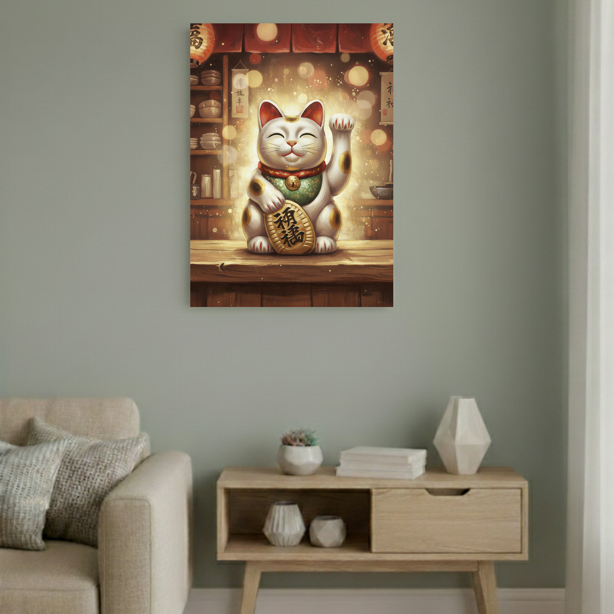 Maneki Neko (Japanese Lucky Cat) Cat01